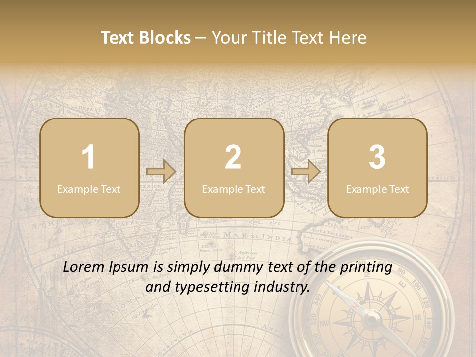 Old Compass PowerPoint Template