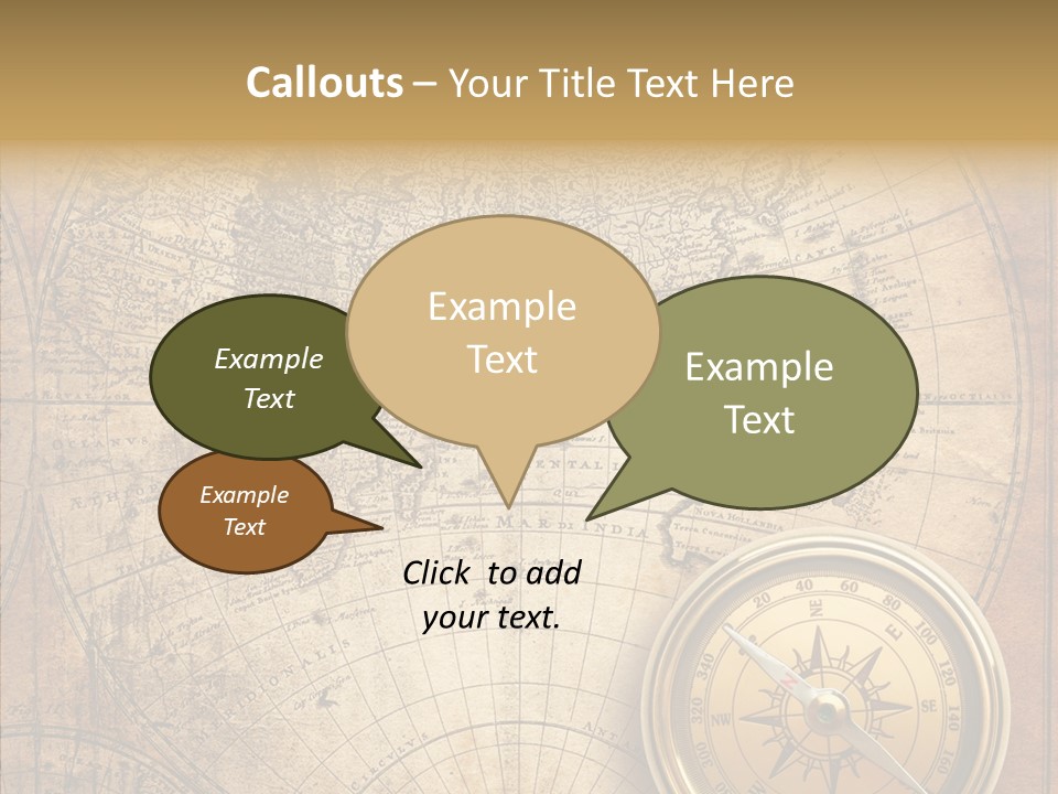 Old Compass PowerPoint Template