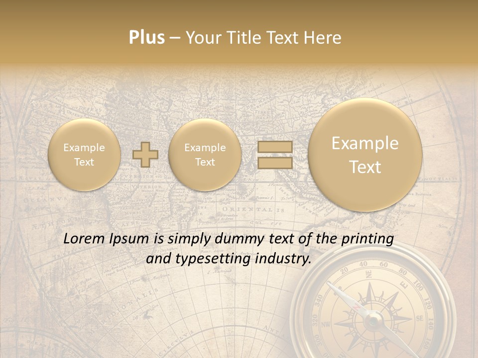 Old Compass PowerPoint Template