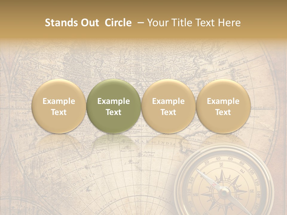 Old Compass PowerPoint Template