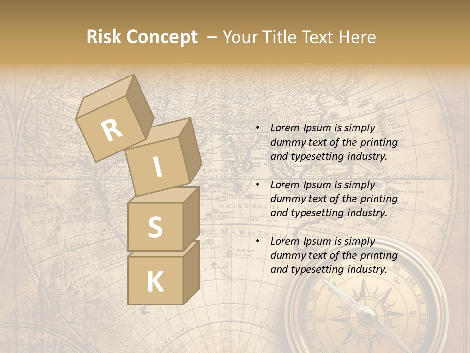 Old Compass PowerPoint Template