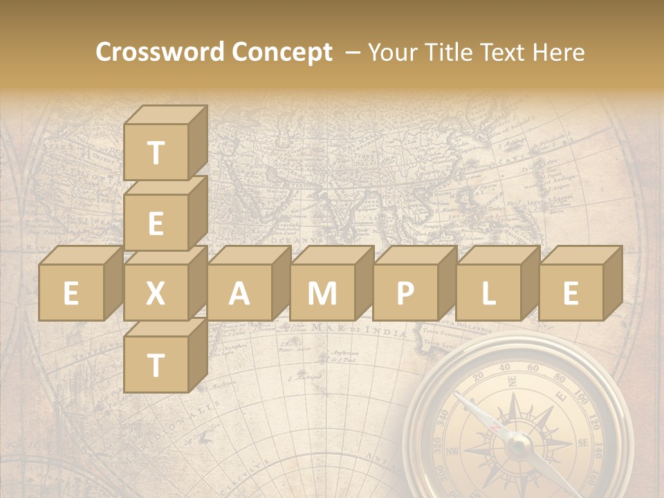 Old Compass PowerPoint Template