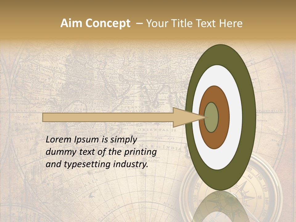 Old Compass PowerPoint Template