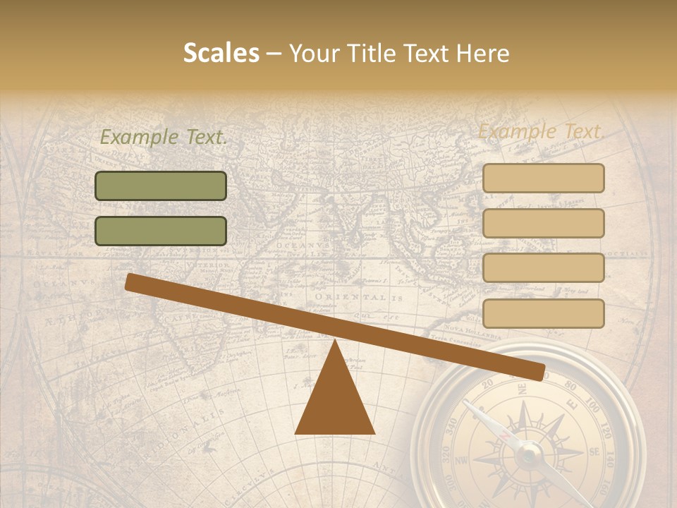 Old Compass PowerPoint Template