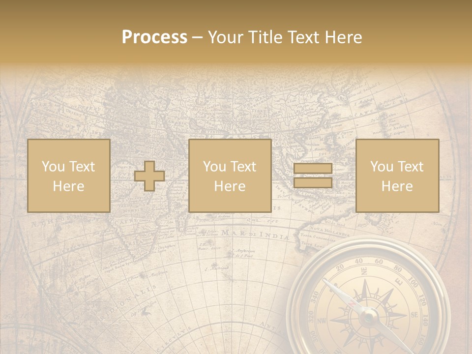 Old Compass PowerPoint Template