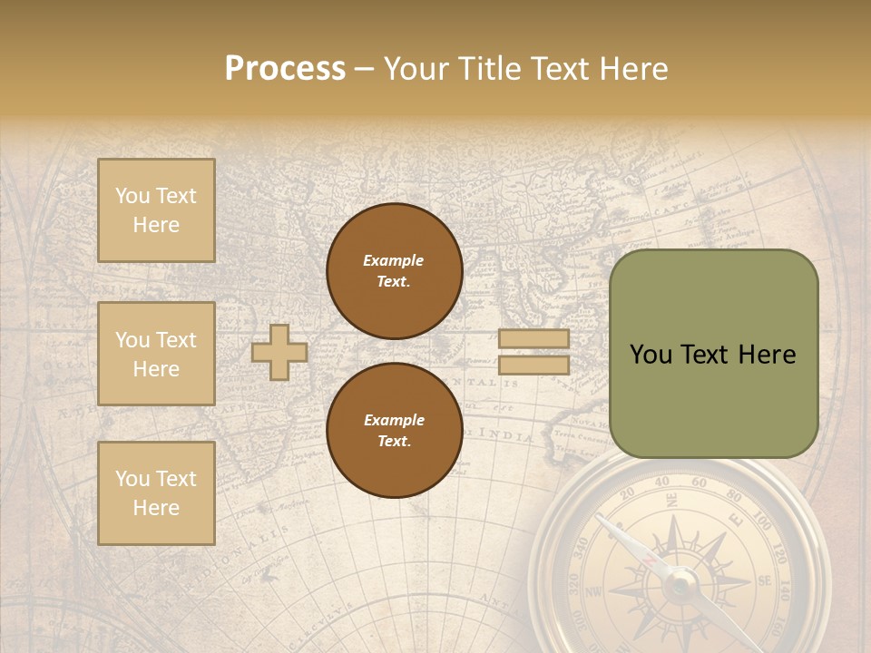 Old Compass PowerPoint Template