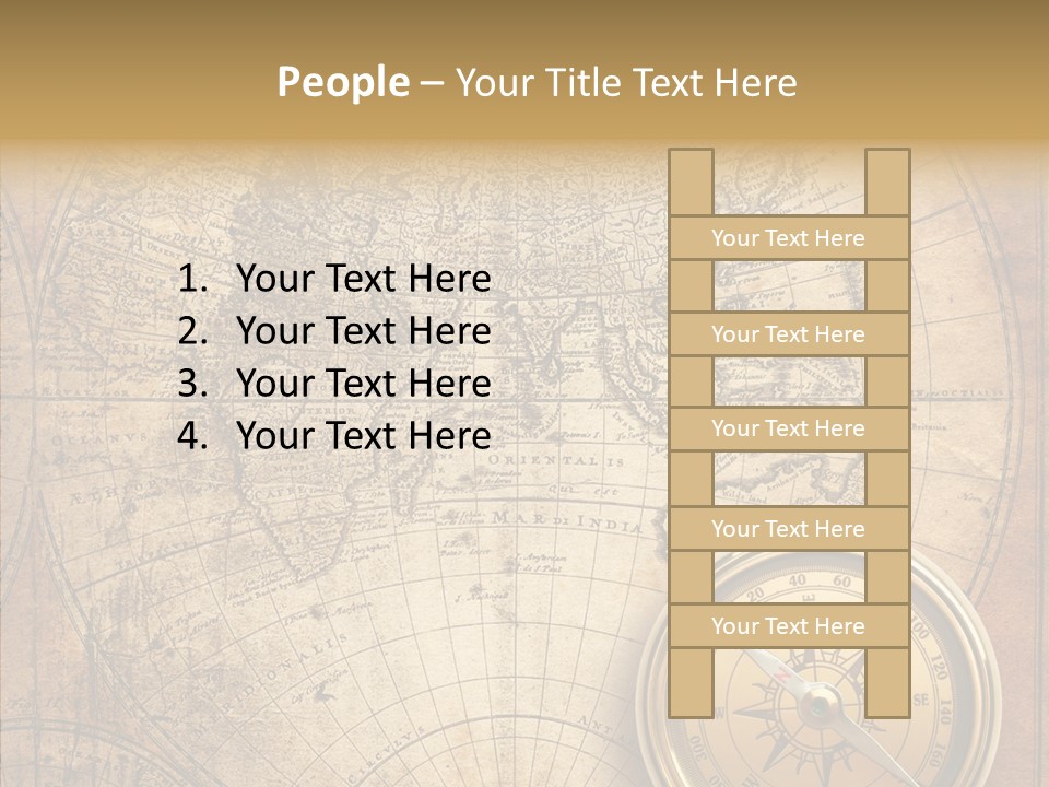 Old Compass PowerPoint Template