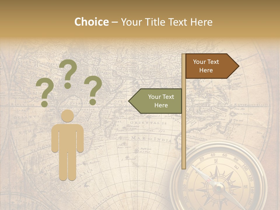 Old Compass PowerPoint Template
