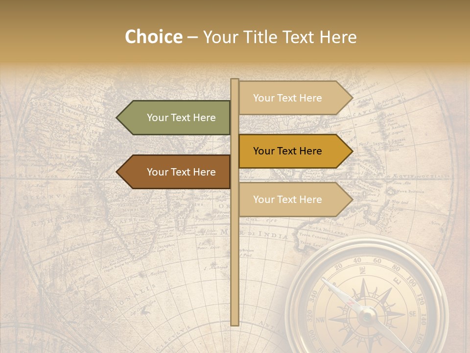Old Compass PowerPoint Template