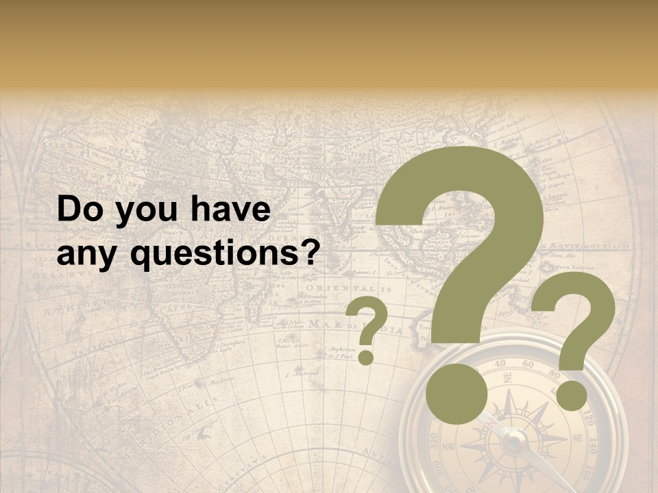 Old Compass PowerPoint Template