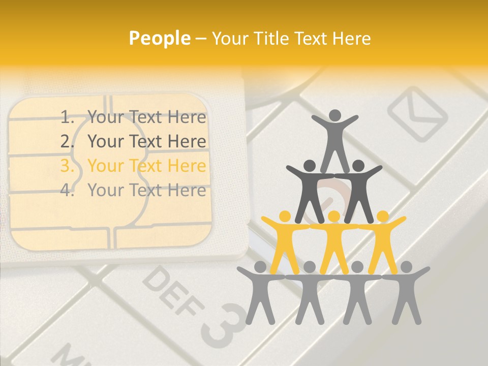 Monsieur Heureux Coloriage PowerPoint Template