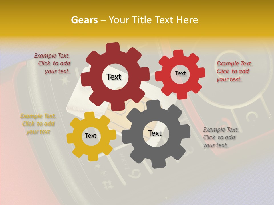 Cellular Communication Send PowerPoint Template