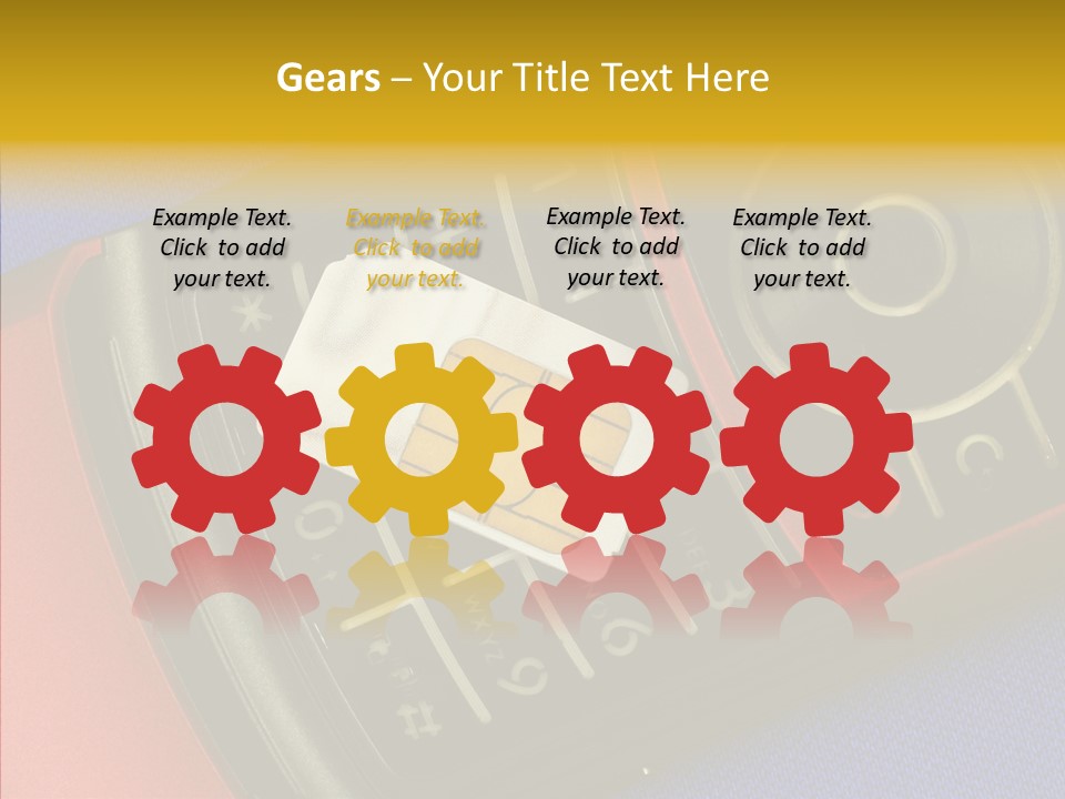 Cellular Communication Send PowerPoint Template