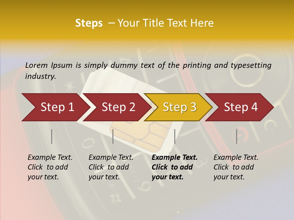 Cellular Communication Send PowerPoint Template