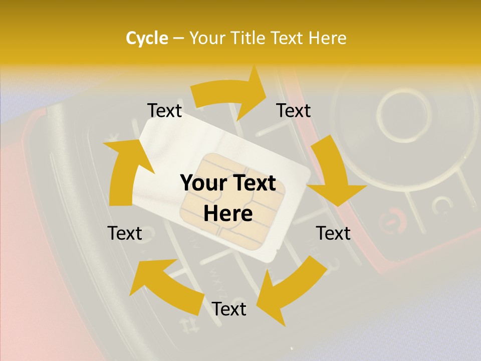 Cellular Communication Send PowerPoint Template