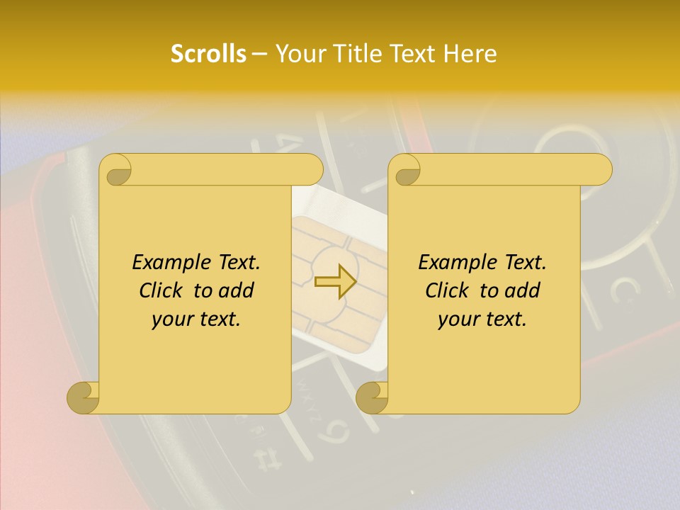 Cellular Communication Send PowerPoint Template