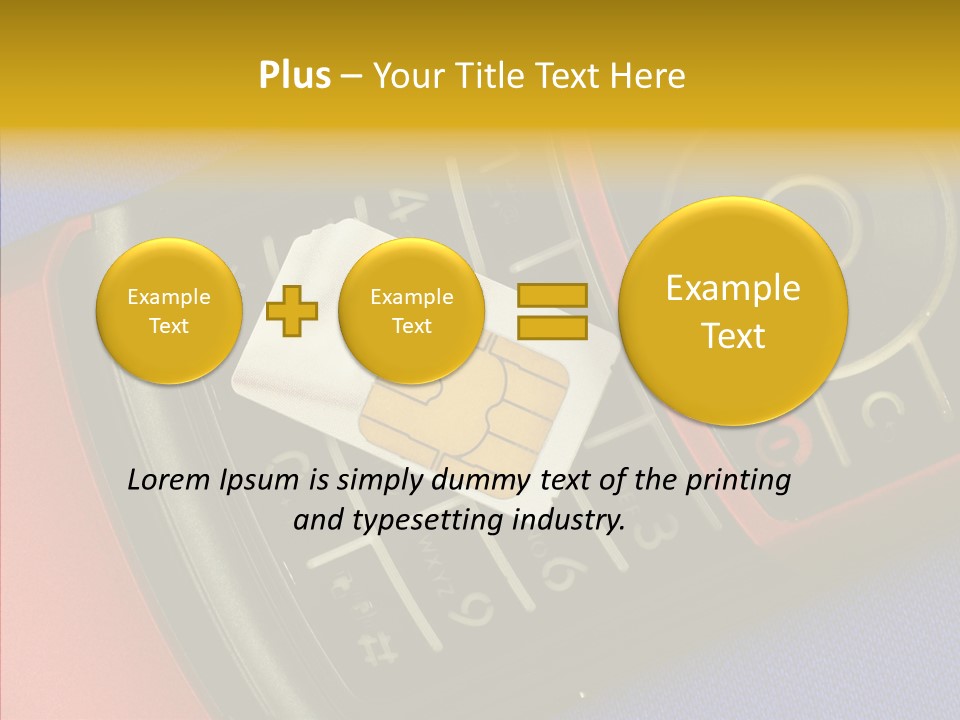 Cellular Communication Send PowerPoint Template