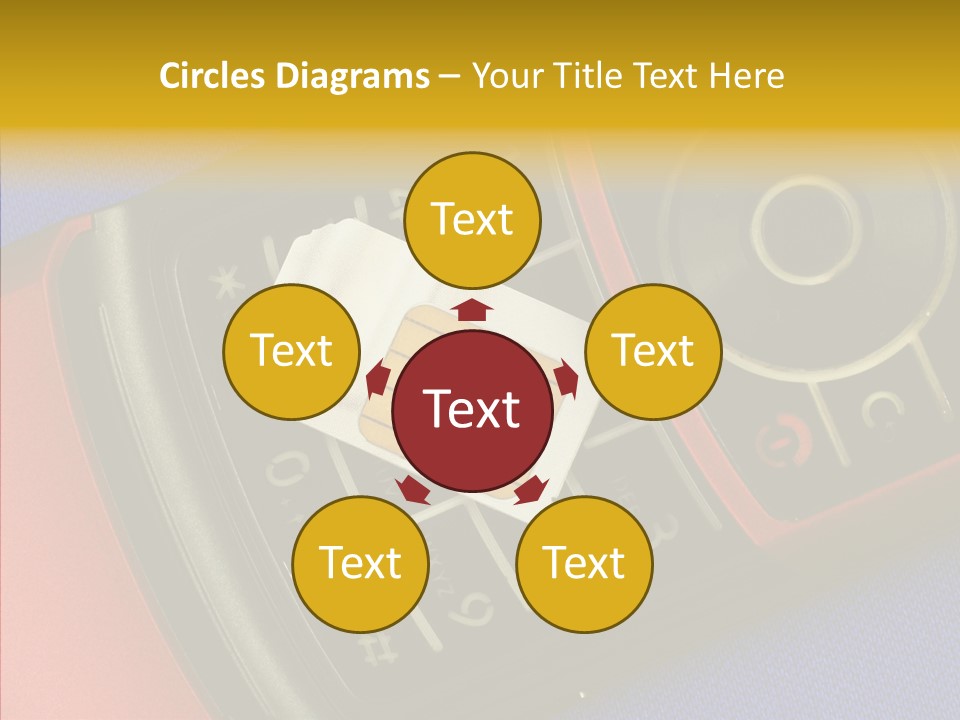 Cellular Communication Send PowerPoint Template