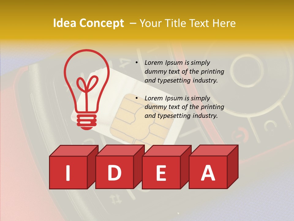 Cellular Communication Send PowerPoint Template