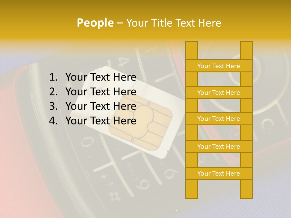 Cellular Communication Send PowerPoint Template