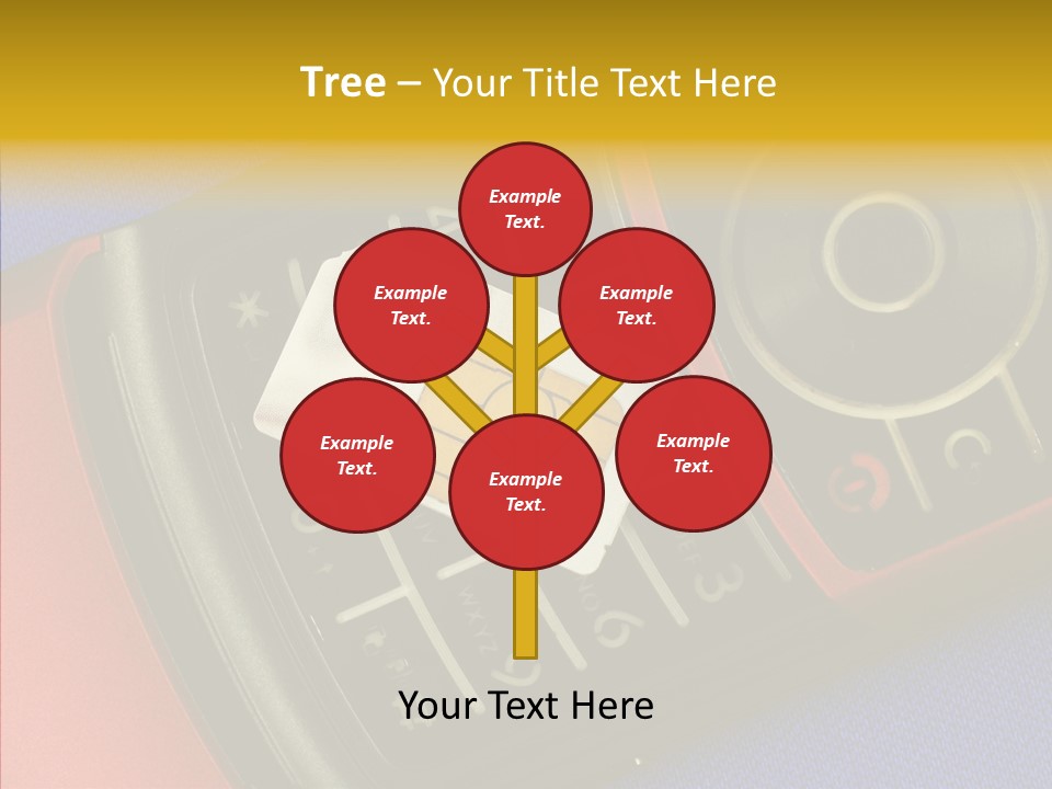 Cellular Communication Send PowerPoint Template