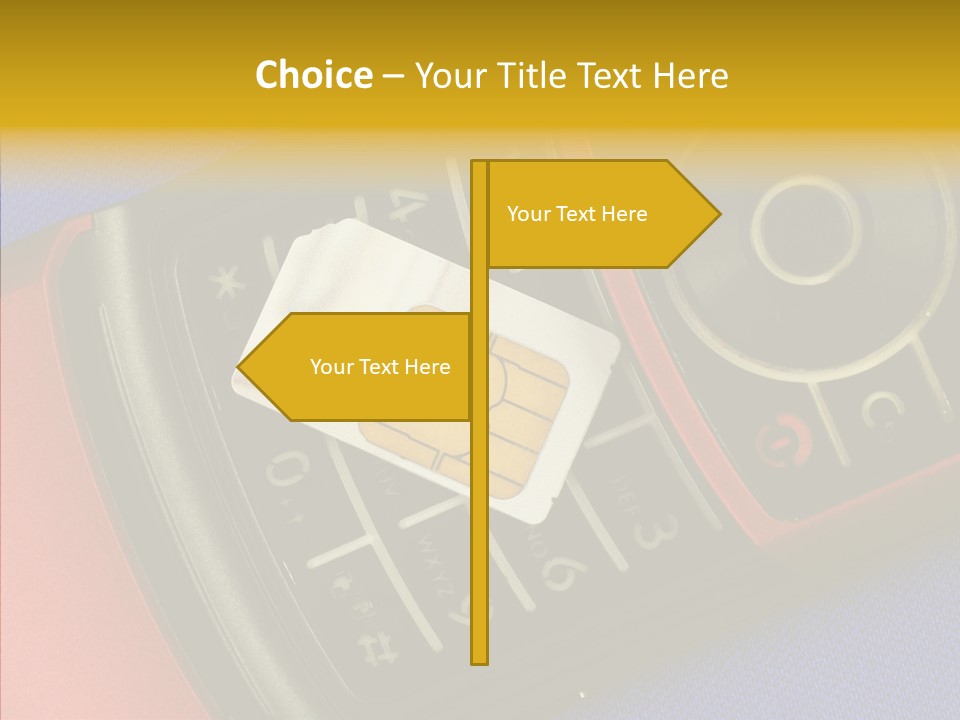 Cellular Communication Send PowerPoint Template