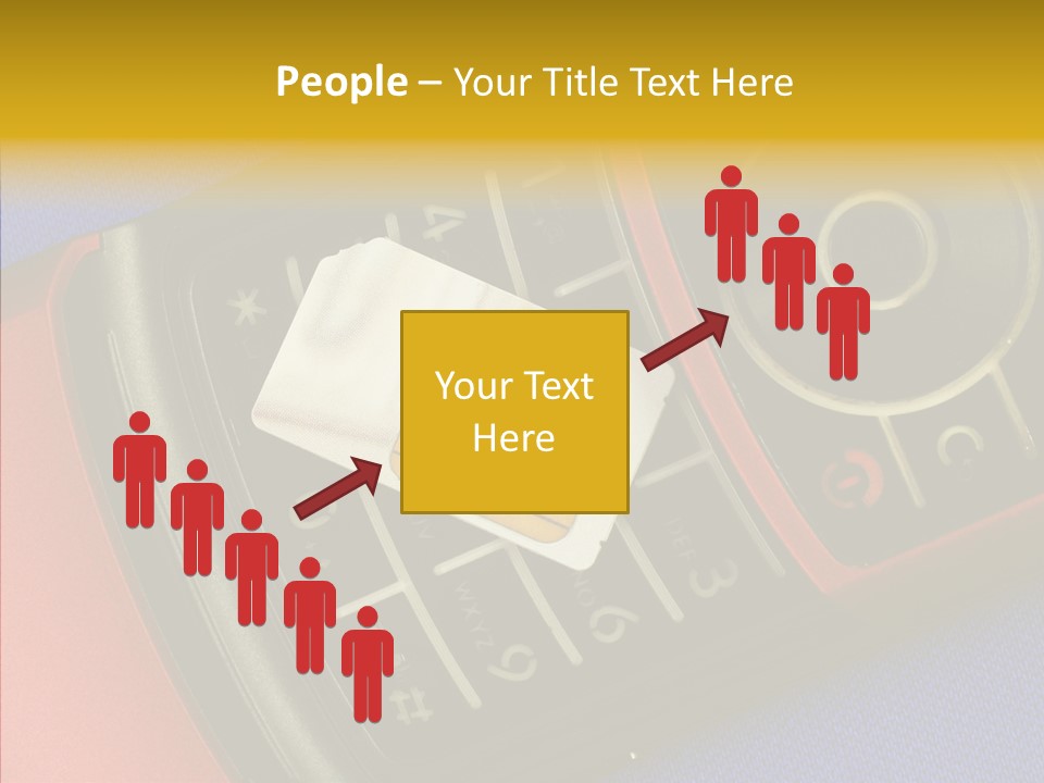 Cellular Communication Send PowerPoint Template