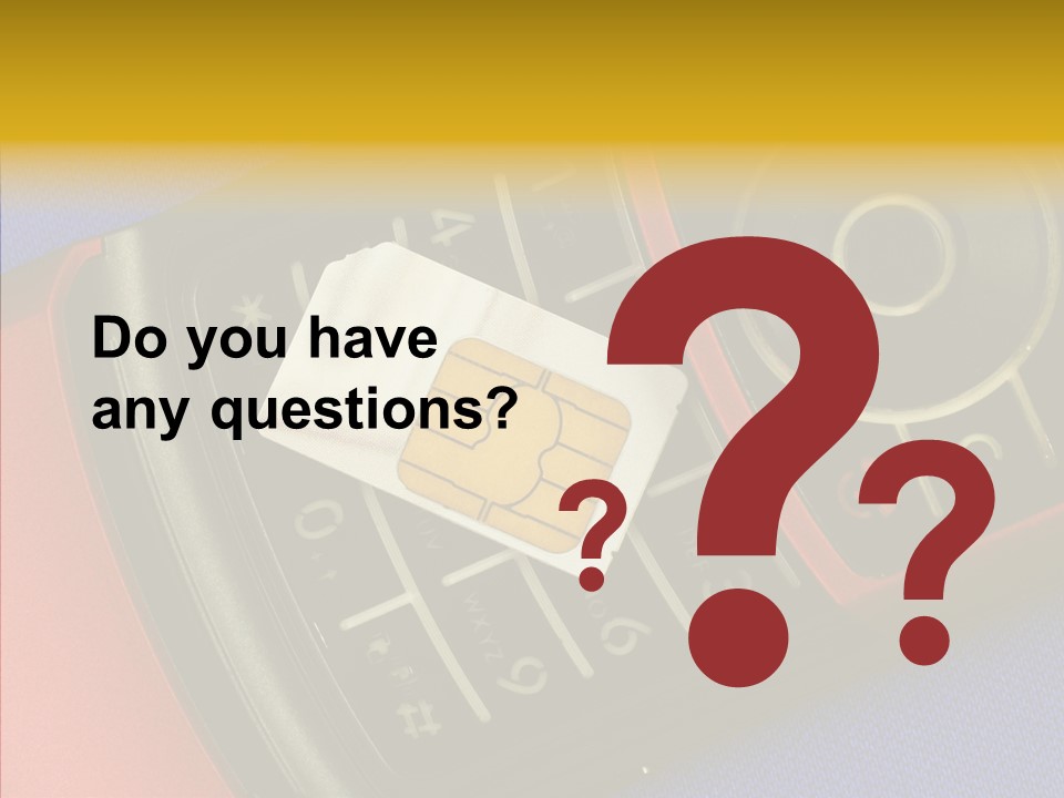 Cellular Communication Send PowerPoint Template