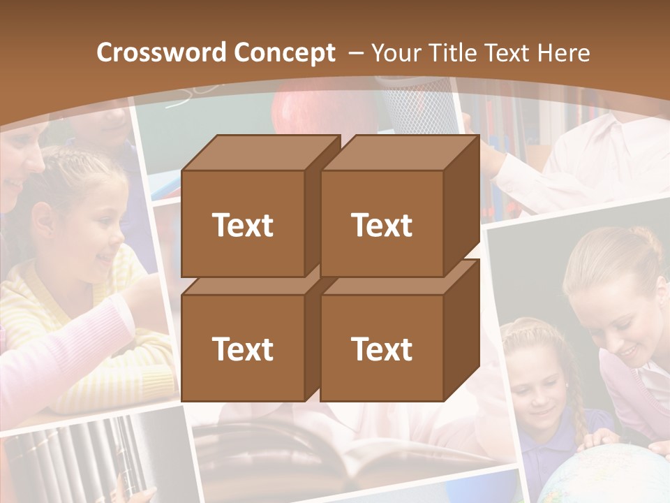 Lad Pencil Youthful PowerPoint Template