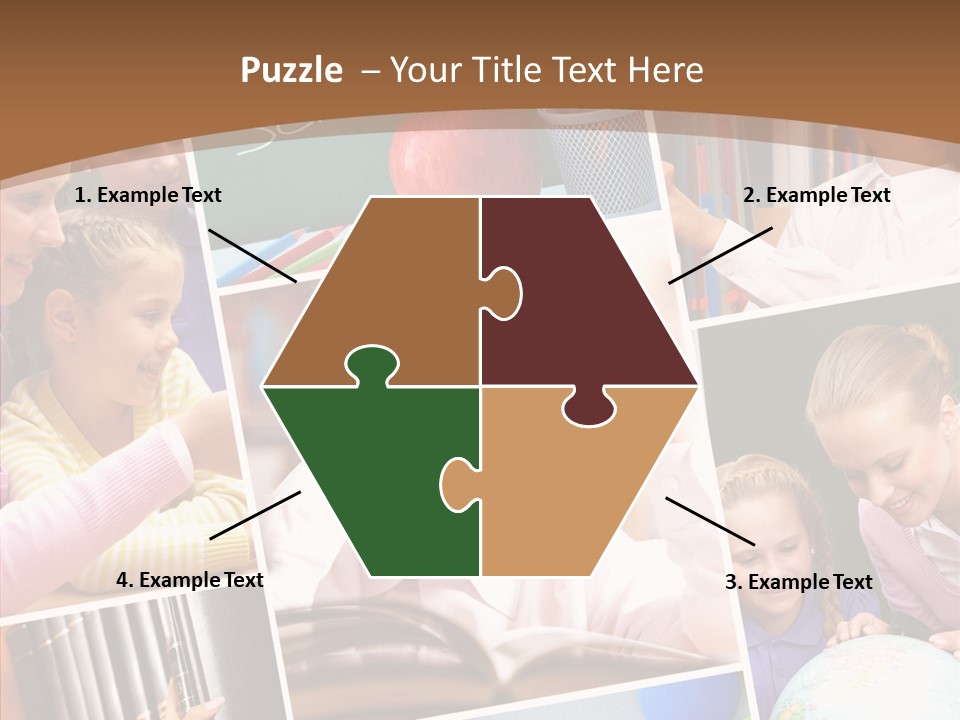 Lad Pencil Youthful PowerPoint Template