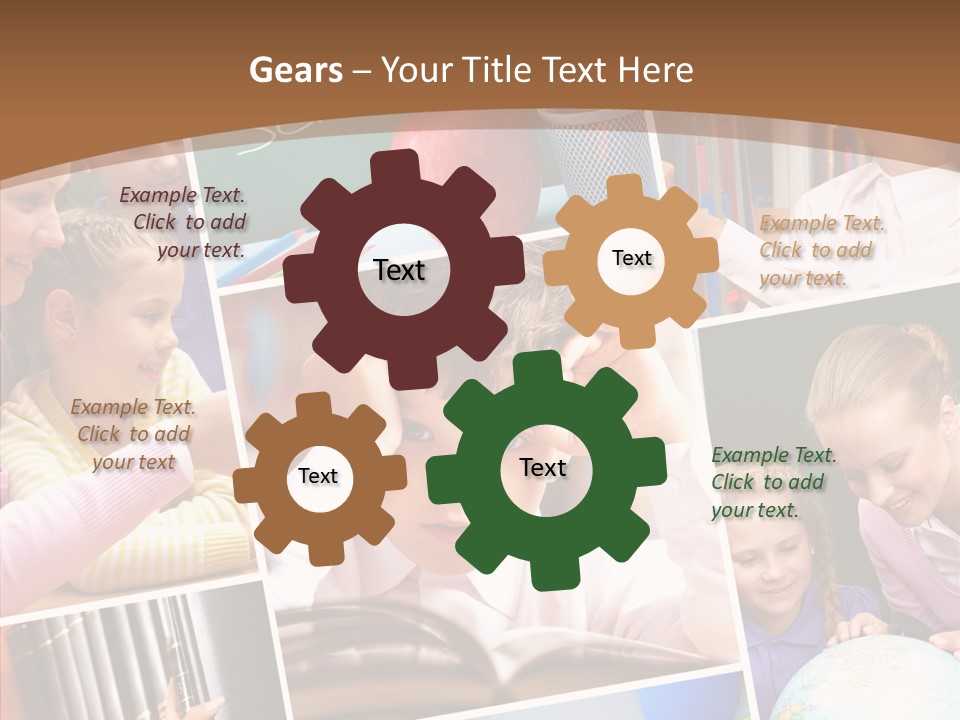 Lad Pencil Youthful PowerPoint Template