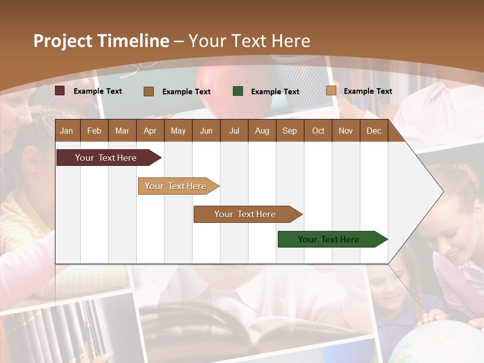 Lad Pencil Youthful PowerPoint Template