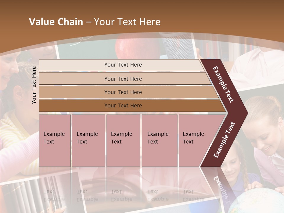 Lad Pencil Youthful PowerPoint Template