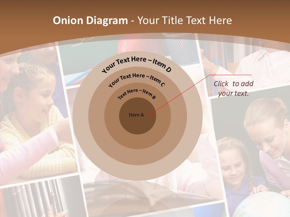 Lad Pencil Youthful PowerPoint Template