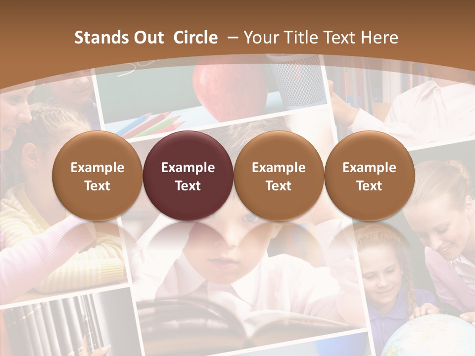 Lad Pencil Youthful PowerPoint Template