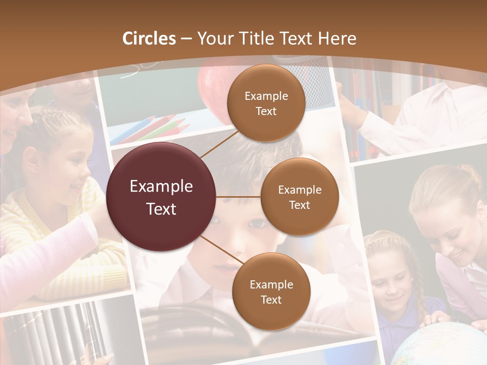 Lad Pencil Youthful PowerPoint Template