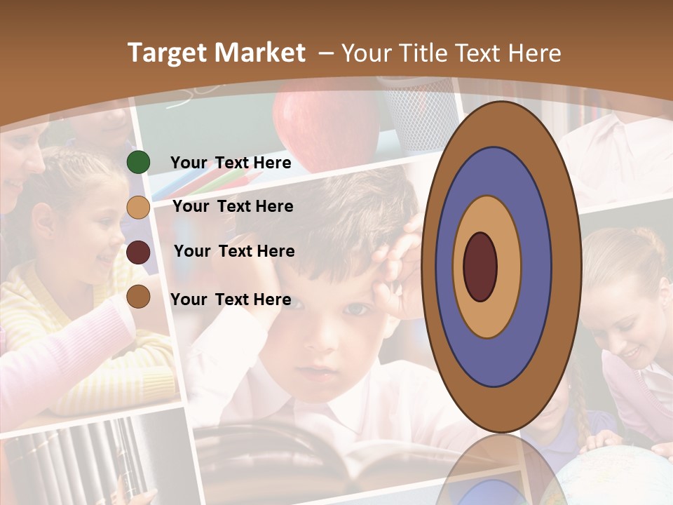 Lad Pencil Youthful PowerPoint Template