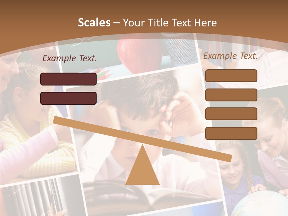 Lad Pencil Youthful PowerPoint Template