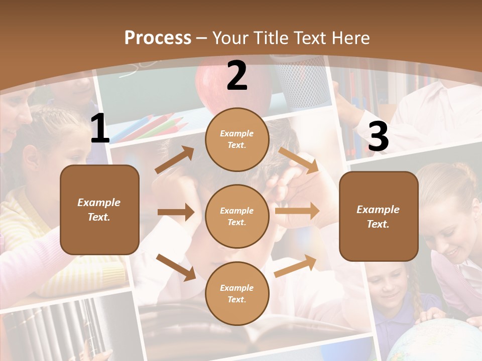 Lad Pencil Youthful PowerPoint Template