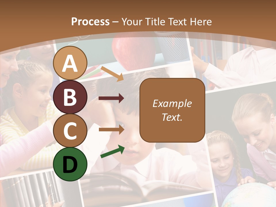 Lad Pencil Youthful PowerPoint Template