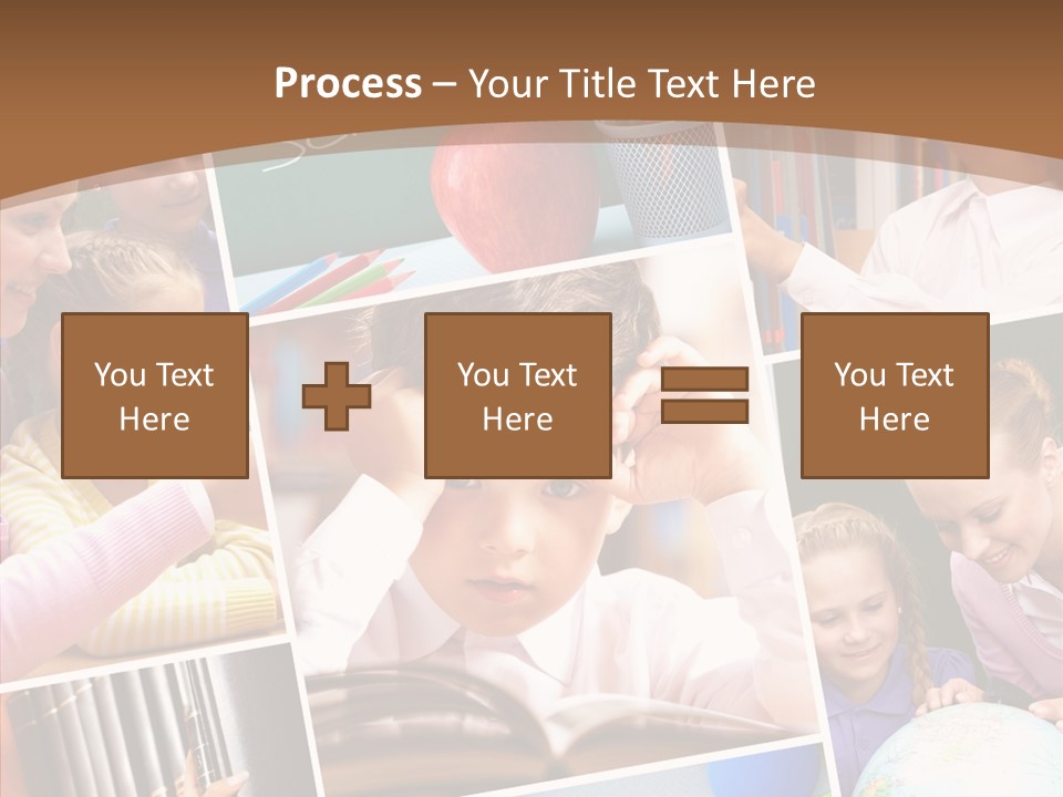 Lad Pencil Youthful PowerPoint Template