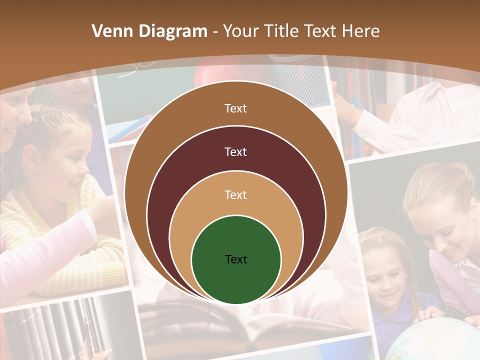 Lad Pencil Youthful PowerPoint Template