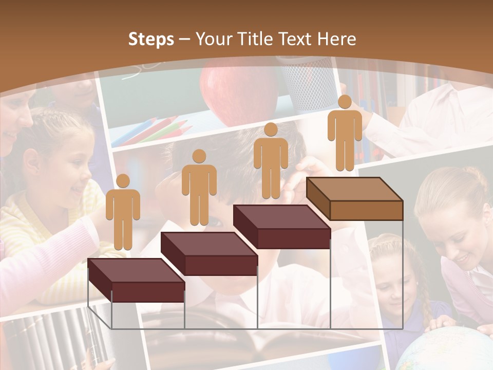 Lad Pencil Youthful PowerPoint Template