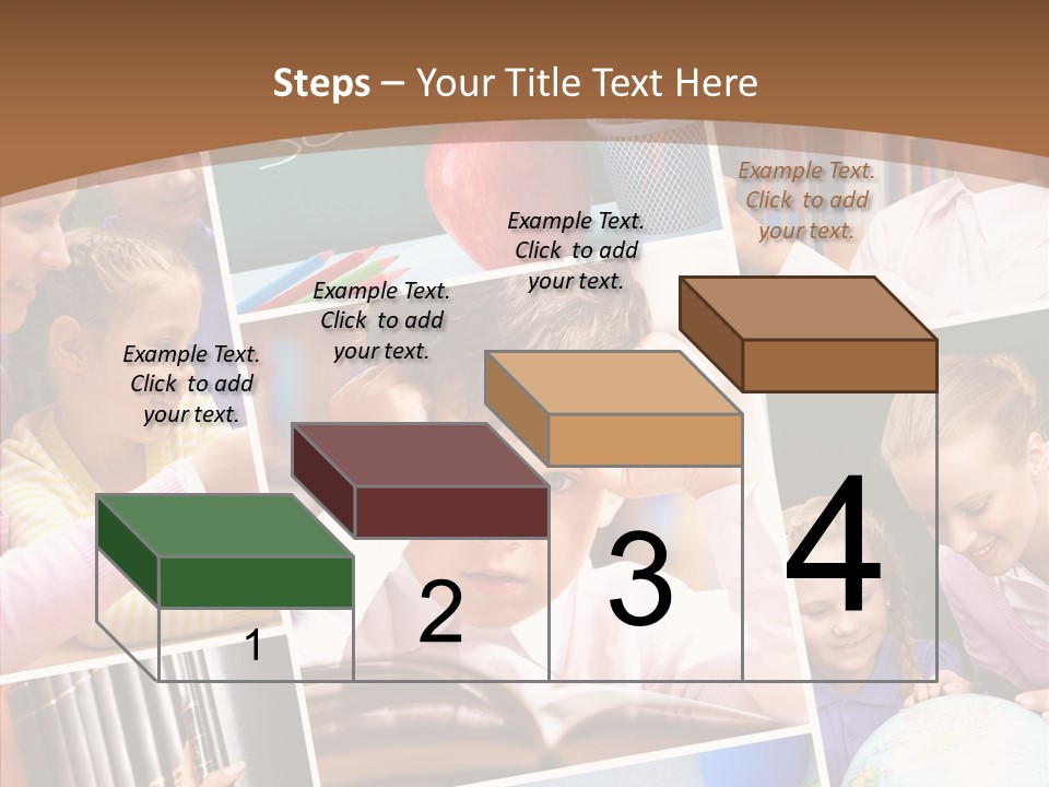 Lad Pencil Youthful PowerPoint Template
