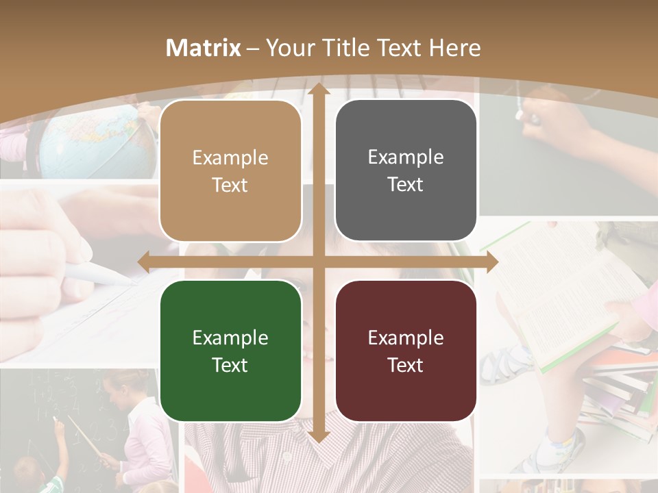 Teaching Process Collage PowerPoint Template