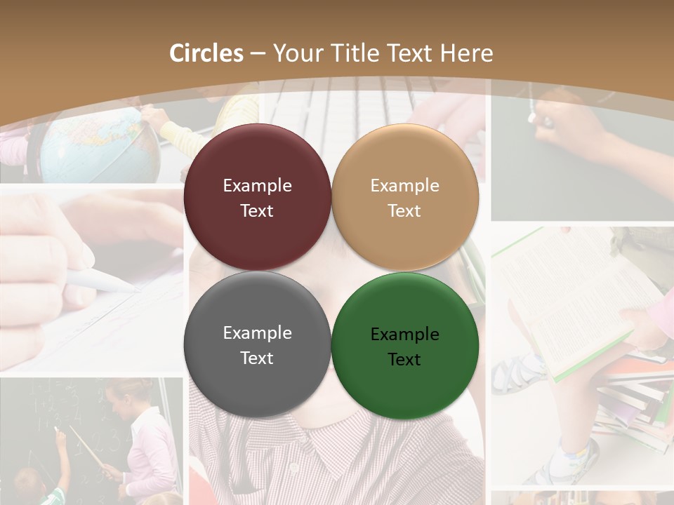 Teaching Process Collage PowerPoint Template