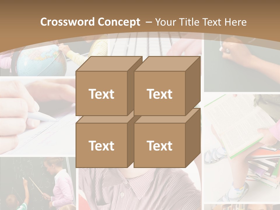 Teaching Process Collage PowerPoint Template