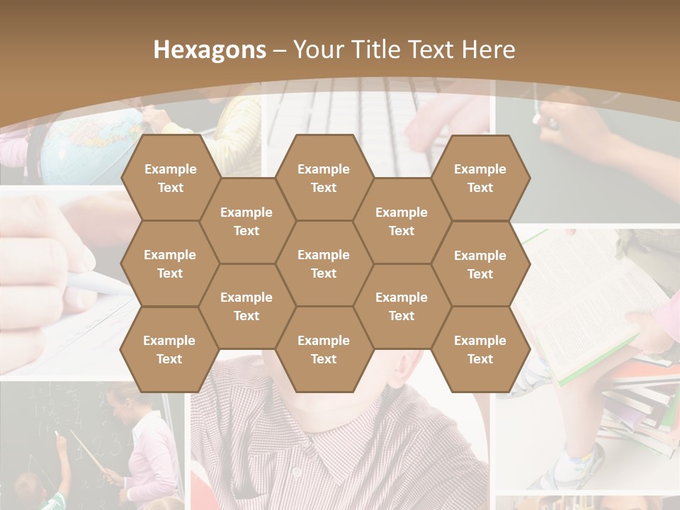Teaching Process Collage PowerPoint Template