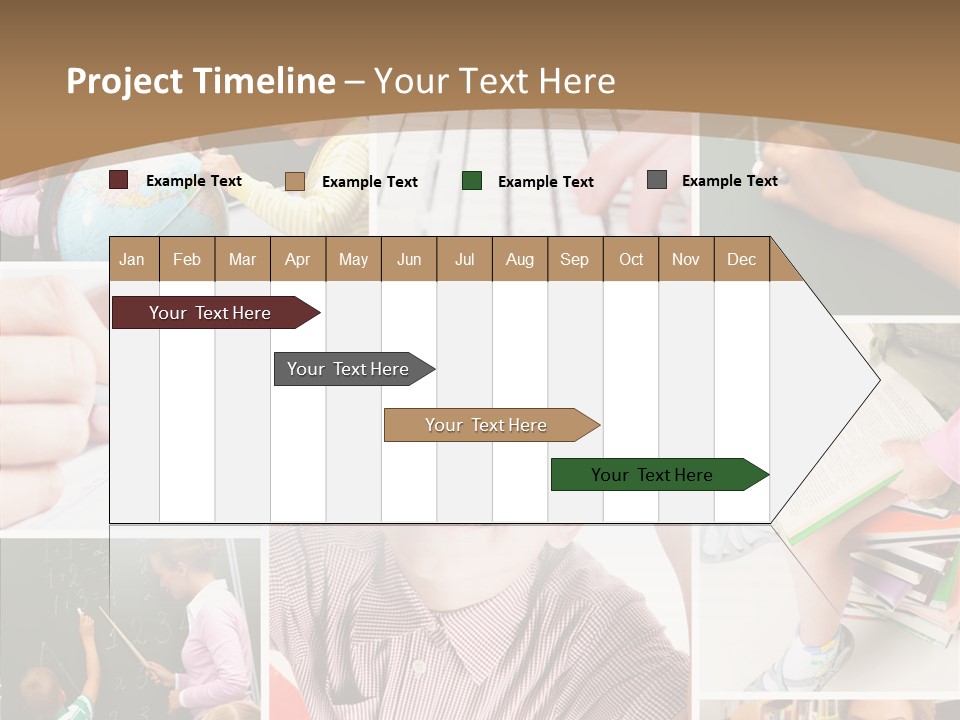 Teaching Process Collage PowerPoint Template