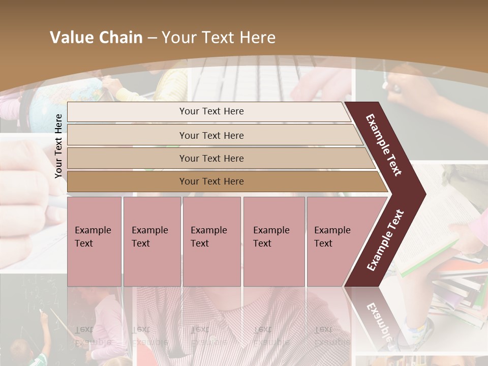 Teaching Process Collage PowerPoint Template